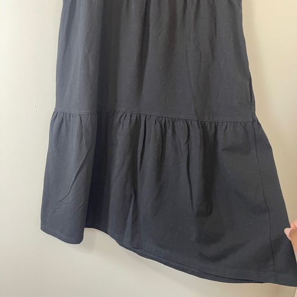Frye Womens Dress Size Small Black Tiered Knee Length Comfy Dress - Picture 7 of 11